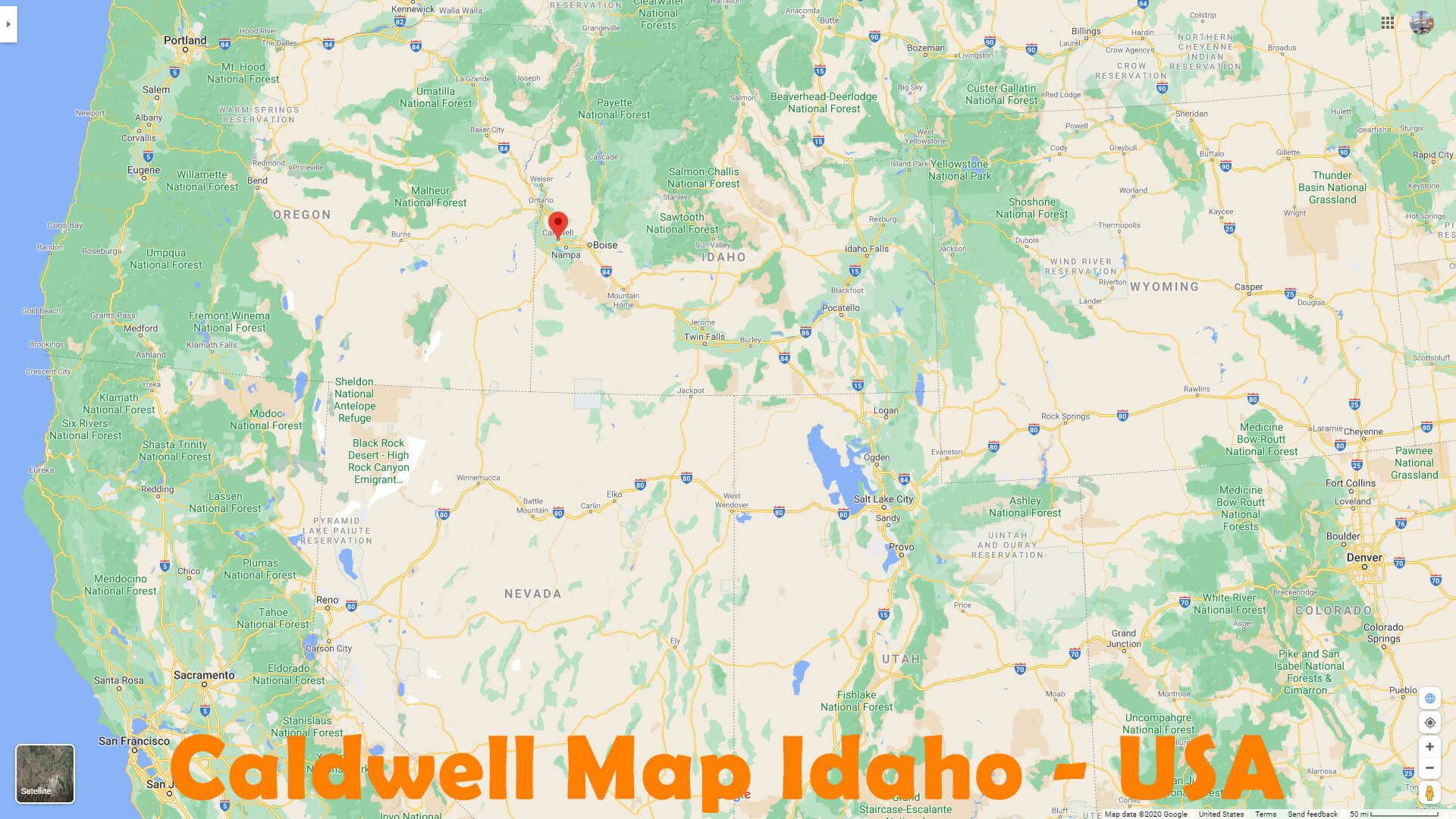 Caldwell Carte Idaho   EUA